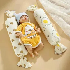 Gối Chặn Tay Cho Bé Sơ Sinh – Gối Ôm Cotton Mềm Mại Chống Giật Mình, Thoáng Khí, Nhiều Họa Tiết Dễ Thương