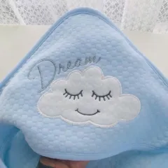 Chăn Ủ Choàng Cho Bé Có Mũ Bebe Comfort – Khăn Ủ Sơ Sinh Cotton Mềm Mại, Khăn Tắm Cho Bé Sơ Sinh 0-12 Tháng