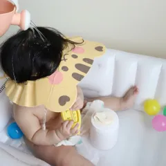 Mũ Gội Đầu Chắn Nước Cho Bé, Điều Chỉnh Size Dễ Dàng