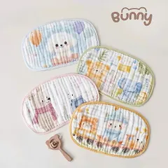 Gối mây Cho Bé 6 Lớp Cotton Mềm Mại Họa Tiết Hoạt Hình Dễ Thương, Khăn Lau Đa Năng Thấm Hút Tốt