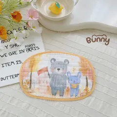 Gối mây Cho Bé 6 Lớp Cotton Mềm Mại Họa Tiết Hoạt Hình Dễ Thương, Khăn Lau Đa Năng Thấm Hút Tốt