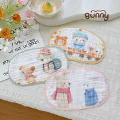 Gối mây Cho Bé 6 Lớp Cotton Mềm Mại Họa Tiết Hoạt Hình Dễ Thương, Khăn Lau Đa Năng Thấm Hút Tốt