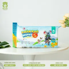 KHĂN VẢI KHÔ ĐA NĂNG DÀNH CHO MẸ VÀ BÉ MIPBI 300gr ,600gr, 900gr