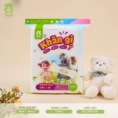 KHĂN VẢI KHÔ ĐA NĂNG DÀNH CHO MẸ VÀ BÉ MIPBI 300gr ,600gr, 900gr