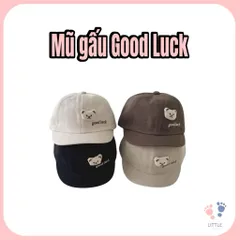 Mũ Gấu Goodluck 4 Màu Dành Cho Bé