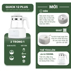 Máy đun nước hâm sữa Quick 12 Plus Fatz Baby FB3504HB