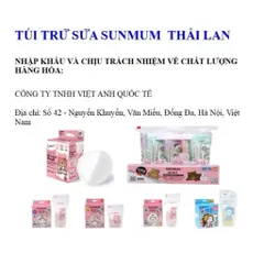Túi Zip Đa Năng Sunmum Thái Lan Chính Bảo Hãng - Hộp 12 Túi Đựng Đồ, Trữ Sữa Mẹ