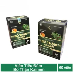 Viên Tiểu Đêm Bổ Thận Kaimen giảm biểu hiện tiểu đêm, tiểu nhiều lần (hộp 1 lọ 60 viên)
