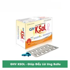 GHV KSOL Với Phức Hệ Nano Extra XFGC Giúp Đẩy Lùi Ung Bướu Hộp 30 Viên