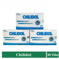 Chilidol giúp cải thiện tình trạng ho có đờm, khan tiếng, mất giọng (Hộp 30 viên) 