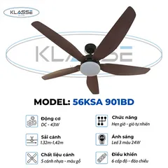 Quạt một đèn Klasse 56KSA 901BD Đức
