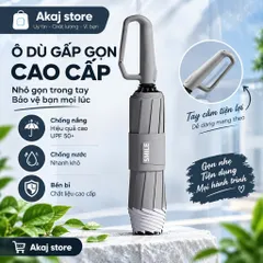 Ô DÙ GẤP GỌN MINI CÓ TAY CẦM  – NHỎ GỌN, TIỆN LỢI, BẢO VỆ HIỆU QUẢ