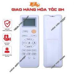 REMOTE ĐIỀU HÒA AQUA NÚT CAM – ĐIỀU KHIỂN THAY THẾ CHO MÁY 1 CHIỀU & 2 CHIỀU