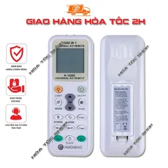 REMOTE MÁY LẠNH ĐA NĂNG K1028E – 2 MẮT IR, PHÍM NHẠY, DỄ DÙNG