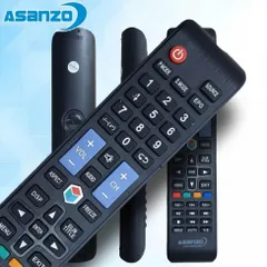 Remote Điều Khiển Tivi ASANZO Smart Dài Mẫu 1 – Remote Thay Thế Phổ Thông, Dùng Ngay Không Cần Cài Đặt