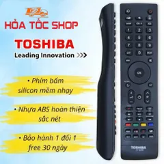 Điều Khiển Tivi Toshiba CT-8068 Thay Thế – Remote Đen Nhỏ Gọn, Nút Bấm Êm Và Nhạy