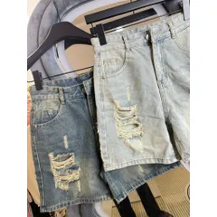 Quần Jean đùi - TỔNG HỢP MẪU Quần Ngố chất Jean / Denim wash rách siêu bụi,chất chơi phong cách retro, hàn quốc cá tính