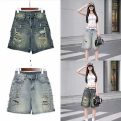 Quần Jean đùi - TỔNG HỢP MẪU Quần Ngố chất Jean / Denim wash rách siêu bụi,chất chơi phong cách retro, hàn quốc cá tính