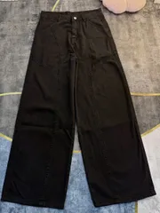 Quần jean dài - Quần Jean wash bụi form bí Ống dài 98 cm Retro hàn quốc cá tính, thời trang năng động đi chơi, cafe