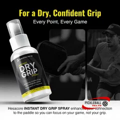 Chai Xịt Khô Tay Hesacore Dry Grip Spray 50ml – Tăng Độ Bám Tay, Chống Trơn Trượt Khi Chơi Pickleball Tennis Cầu Lông
