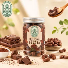 HẠT ĐIỀU CAO CẤP (Hàng Xuất khẩu) Phomai,Chocolate,Cốt dừa,Ng Vị) Rang thơm giòn rụm, hỗ trợ ăn kiêng - Hộp tròn 250 gam