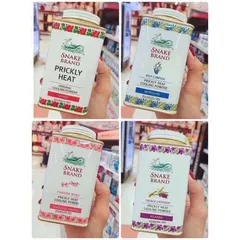 Phấn Lạnh Thái Lan Khử Mùi, Giảm Mồ Hôi Snake Brand Prickly Heat 140gr