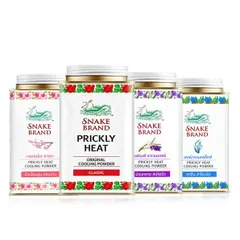 Phấn Lạnh Thái Lan Khử Mùi, Giảm Mồ Hôi Snake Brand Prickly Heat 140gr