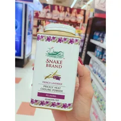 Phấn Lạnh Thái Lan Khử Mùi, Giảm Mồ Hôi Snake Brand Prickly Heat 140gr