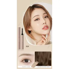 Gel kẻ lông mày lâu trôi và chống thấm nước 2 Trong 1 Gecomo Smooth EyeBrow Cream 1.2g