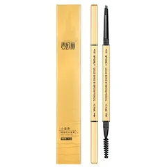 Chì kẻ mày 2 đầu phẩy sợi lâu trôi Gold Eyebrow Pencil 0.1g