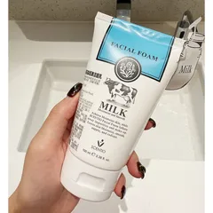 Sữa rửa mặt trắng da tạo bọt Scentio Milk Plus Whitening Facial Foam Thái Lan 100ml