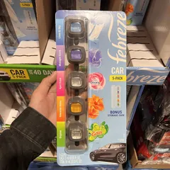Nước hoa ô tô kẹp cửa gió Febreze Car cao cấp set 5 lọ của Mỹ