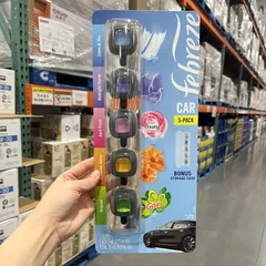 Nước hoa ô tô kẹp cửa gió Febreze Car cao cấp set 5 lọ của Mỹ