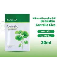 5 miếng mặt nạ rau má dưỡng da giảm mụn, se khít lỗ chân lông Beauskin Cica Centella Sheet Mask 30ml