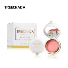 Mặt nạ dưỡng ẩm làm hồng môi Treechada Lip Mask Rose Oil Repair Thái Lan 13g
