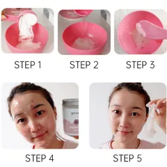 Bột mặt nạ hoa hồng trắng da giảm nám Yesus Rose Mask Powder Thái Lan 200g