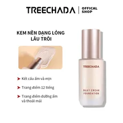 Kem Nền Treechada Silky Cream Che Khuyết Điểm Tự Nhiên Trong Suốt Dưỡng Ẩm Làm Sáng Màu Da Thái Lan 30ml