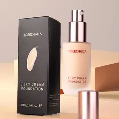 Kem Nền Treechada Silky Cream Che Khuyết Điểm Tự Nhiên Trong Suốt Dưỡng Ẩm Làm Sáng Màu Da Thái Lan 30ml