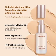 Kem Nền Treechada Silky Cream Che Khuyết Điểm Tự Nhiên Trong Suốt Dưỡng Ẩm Làm Sáng Màu Da Thái Lan 30ml