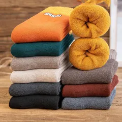 Combo 5 đôi tất Mianxi Unisex lót lông siêu ấm áp giữ nhiệt rất tốt