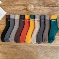 Combo 5 đôi tất Mianxi Unisex lót lông siêu ấm áp giữ nhiệt rất tốt