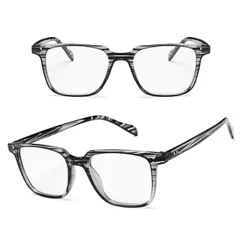 Gọng kính nhựa dẻo nam nữ dáng mắt vuông cơ bản dễ đeo màu sắc thời trang - MS54