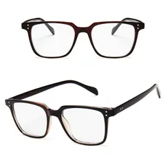 Gọng kính nhựa dẻo nam nữ dáng mắt vuông cơ bản dễ đeo màu sắc thời trang - MS54