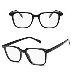 Gọng kính nhựa dẻo nam nữ dáng mắt vuông cơ bản dễ đeo màu sắc thời trang - MS54