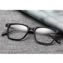 Gọng kính nhựa dẻo nam nữ dáng mắt vuông cơ bản dễ đeo màu sắc thời trang - MS54