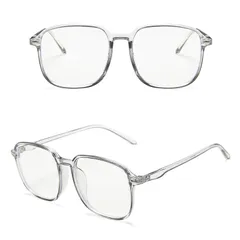 Kính giả cận thời trang mắt to tròn bảo vệ mắt chống tia UV, kính mát Unisex - MS62