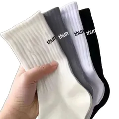 Sét 5 đôi Tất ,Vớ THUM cổ Trung cao cấp ,Chất liệu Cotton nano kháng khuẩn khử mùi chống hôi chân