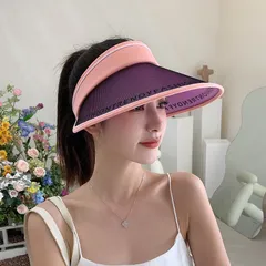 Mũ lưỡi trai đi biển vành rộng TrendyFashion nón nữ nửa đầu chống nắng chống tia UV thời trang