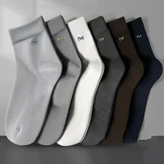 Tất Vớ nam nữ Chữ M dày dặn cao tầm trung chất vải cotton 100%