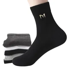 Tất Vớ nam nữ Chữ M dày dặn cao tầm trung chất vải cotton 100%